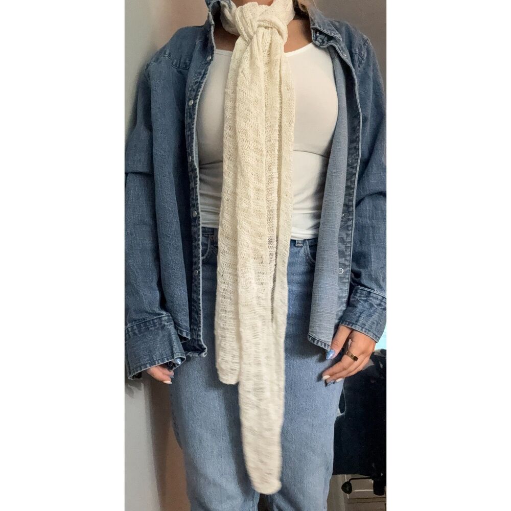 Coldwater Creek Cream Scarf